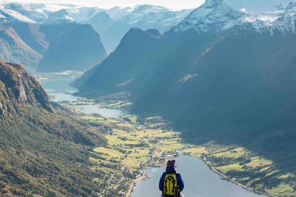 Hytte I Stryn Med Elbil Lader Exterior photo